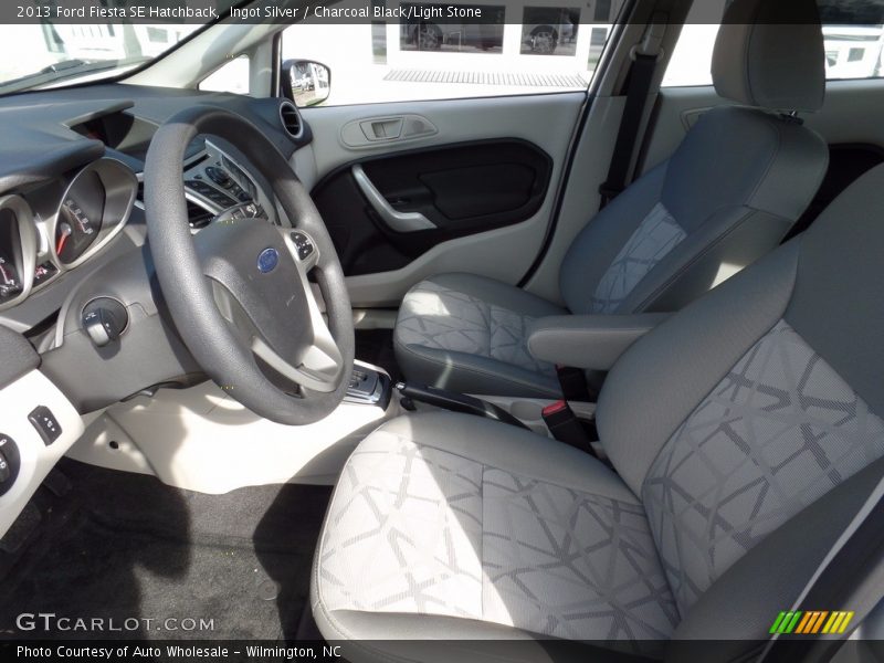 Ingot Silver / Charcoal Black/Light Stone 2013 Ford Fiesta SE Hatchback