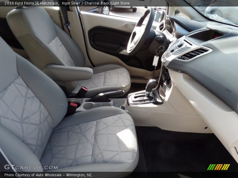 Ingot Silver / Charcoal Black/Light Stone 2013 Ford Fiesta SE Hatchback