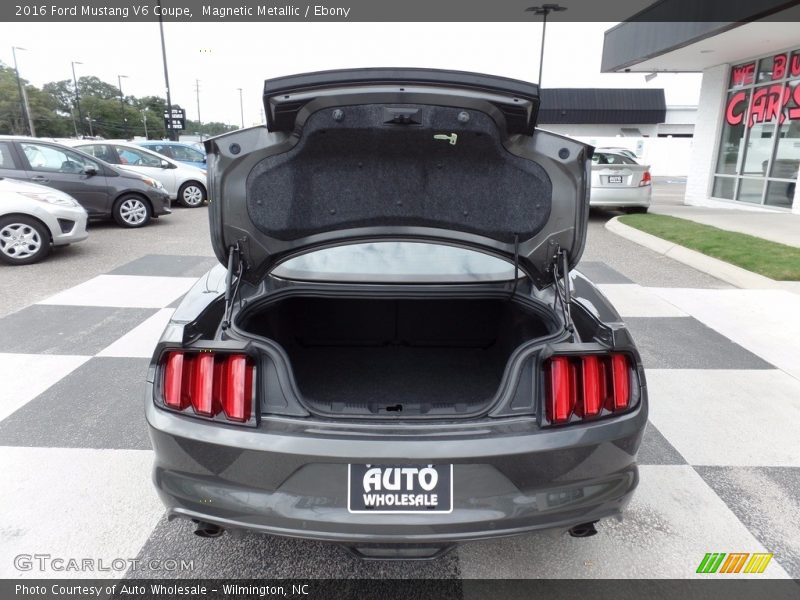 Magnetic Metallic / Ebony 2016 Ford Mustang V6 Coupe