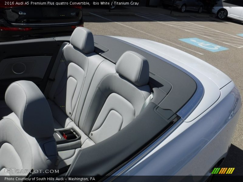 Ibis White / Titanium Gray 2016 Audi A5 Premium Plus quattro Convertible