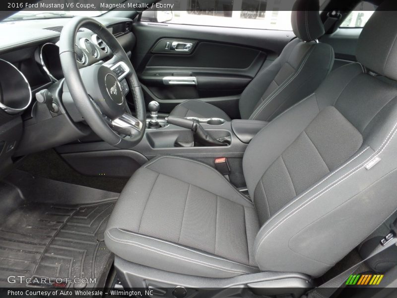 Magnetic Metallic / Ebony 2016 Ford Mustang V6 Coupe