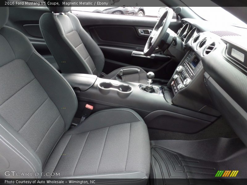 Magnetic Metallic / Ebony 2016 Ford Mustang V6 Coupe