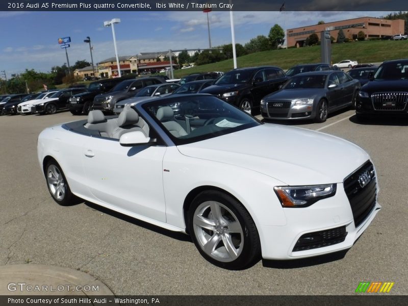 Front 3/4 View of 2016 A5 Premium Plus quattro Convertible