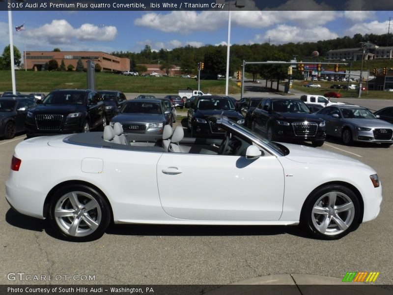  2016 A5 Premium Plus quattro Convertible Ibis White