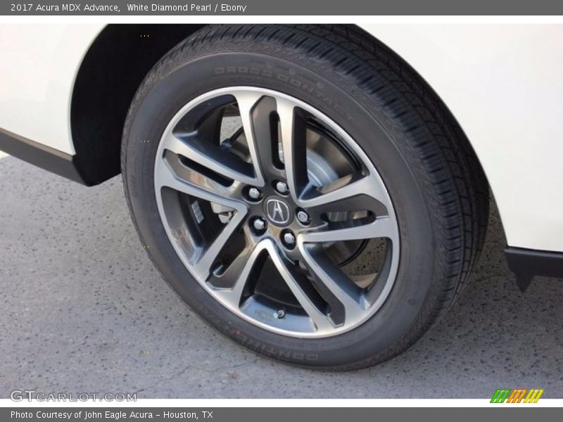 White Diamond Pearl / Ebony 2017 Acura MDX Advance
