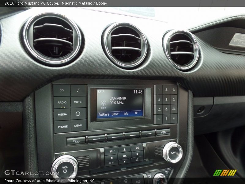 Magnetic Metallic / Ebony 2016 Ford Mustang V6 Coupe