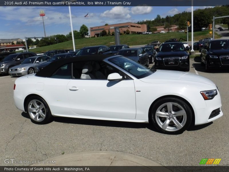 2016 A5 Premium Plus quattro Convertible Ibis White