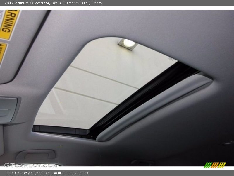 White Diamond Pearl / Ebony 2017 Acura MDX Advance
