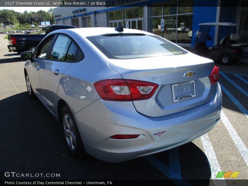 Arctic Blue Metallic / Jet Black 2017 Chevrolet Cruze LS