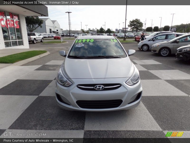 Ironman Silver / Gray 2016 Hyundai Accent SE Sedan