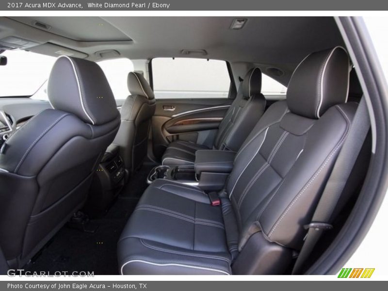 White Diamond Pearl / Ebony 2017 Acura MDX Advance