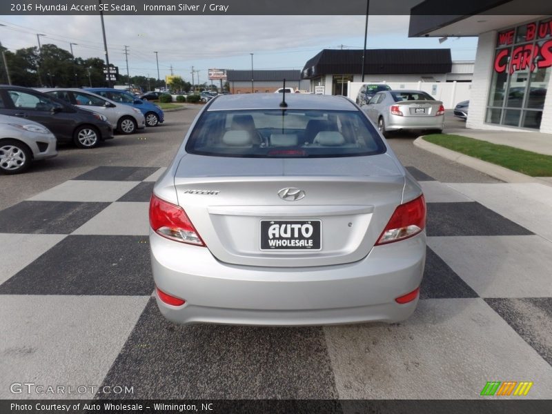 Ironman Silver / Gray 2016 Hyundai Accent SE Sedan