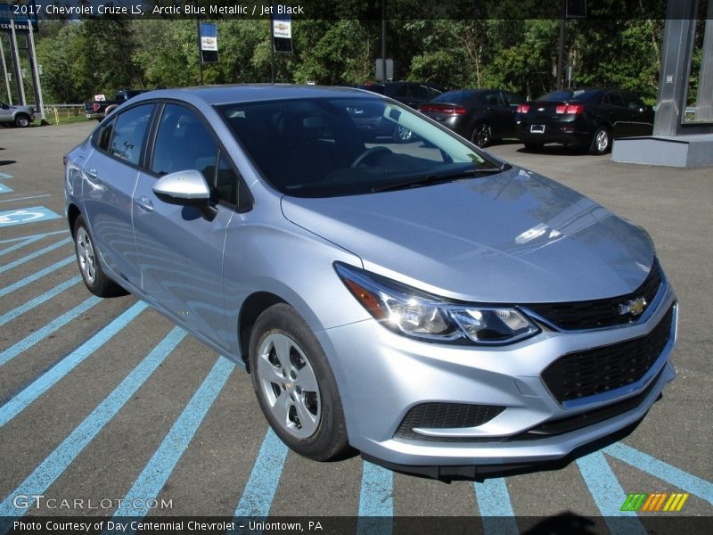 Arctic Blue Metallic / Jet Black 2017 Chevrolet Cruze LS