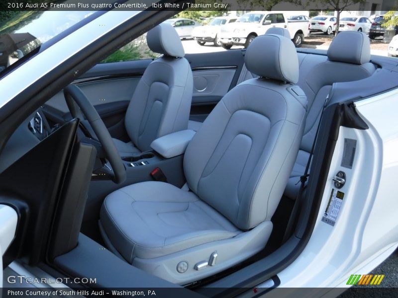 Front Seat of 2016 A5 Premium Plus quattro Convertible