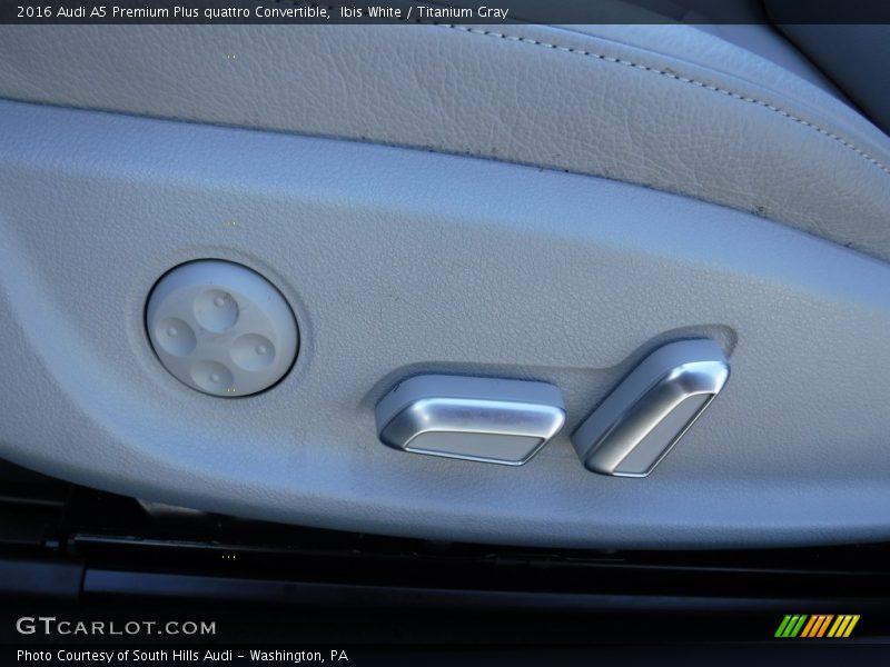Ibis White / Titanium Gray 2016 Audi A5 Premium Plus quattro Convertible