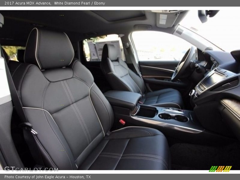White Diamond Pearl / Ebony 2017 Acura MDX Advance