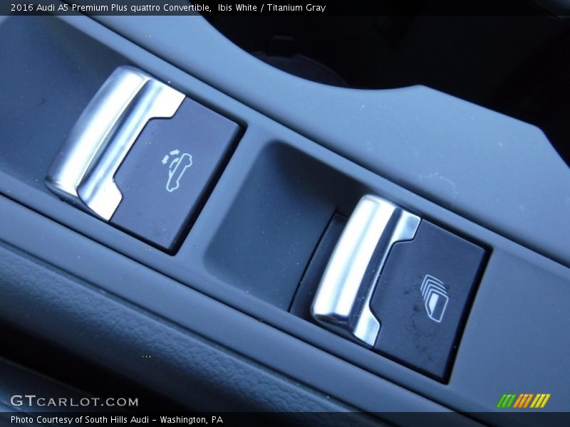 Ibis White / Titanium Gray 2016 Audi A5 Premium Plus quattro Convertible
