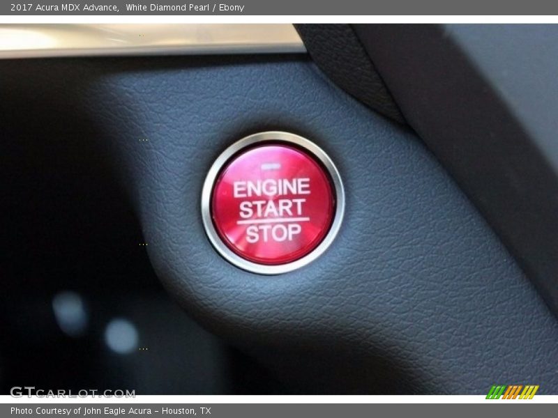 White Diamond Pearl / Ebony 2017 Acura MDX Advance