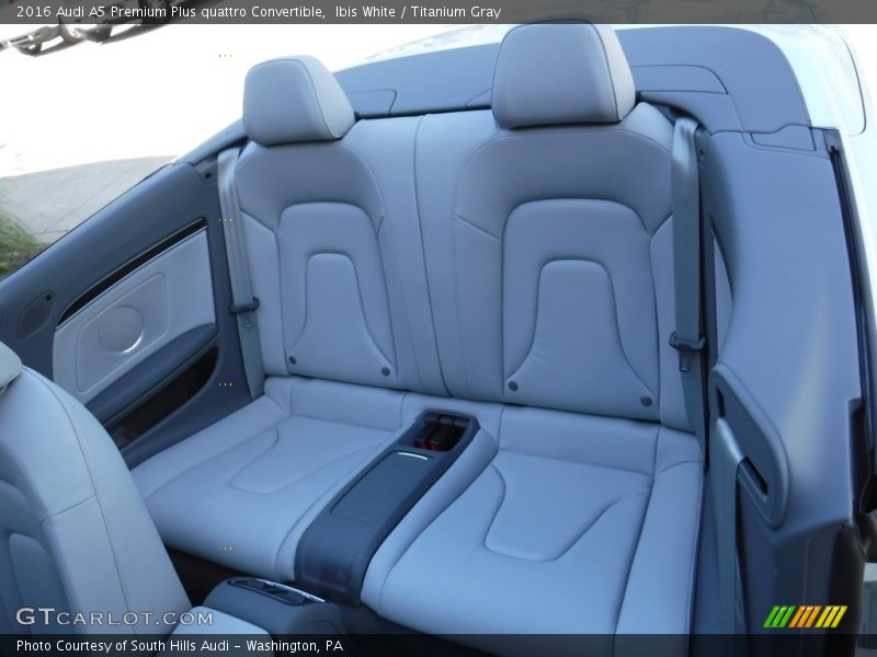 Rear Seat of 2016 A5 Premium Plus quattro Convertible