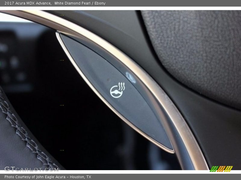 White Diamond Pearl / Ebony 2017 Acura MDX Advance