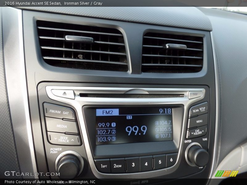 Ironman Silver / Gray 2016 Hyundai Accent SE Sedan