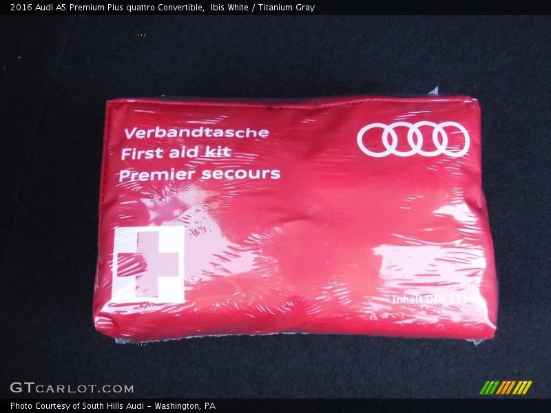 Ibis White / Titanium Gray 2016 Audi A5 Premium Plus quattro Convertible