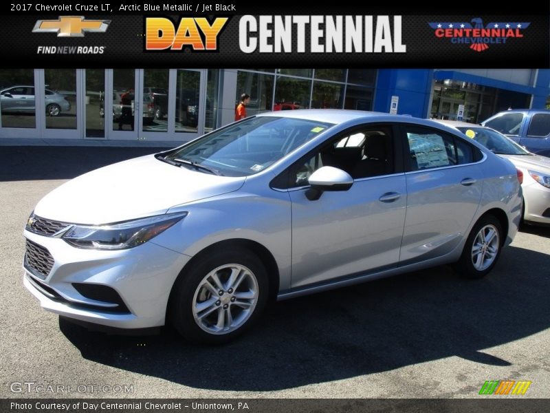 Arctic Blue Metallic / Jet Black 2017 Chevrolet Cruze LT