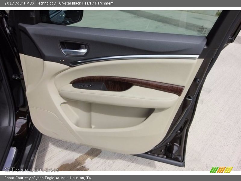 Crystal Black Pearl / Parchment 2017 Acura MDX Technology