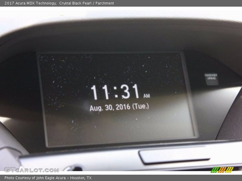 Crystal Black Pearl / Parchment 2017 Acura MDX Technology