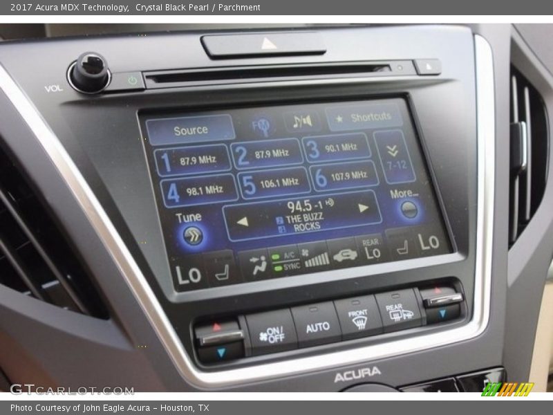 Crystal Black Pearl / Parchment 2017 Acura MDX Technology