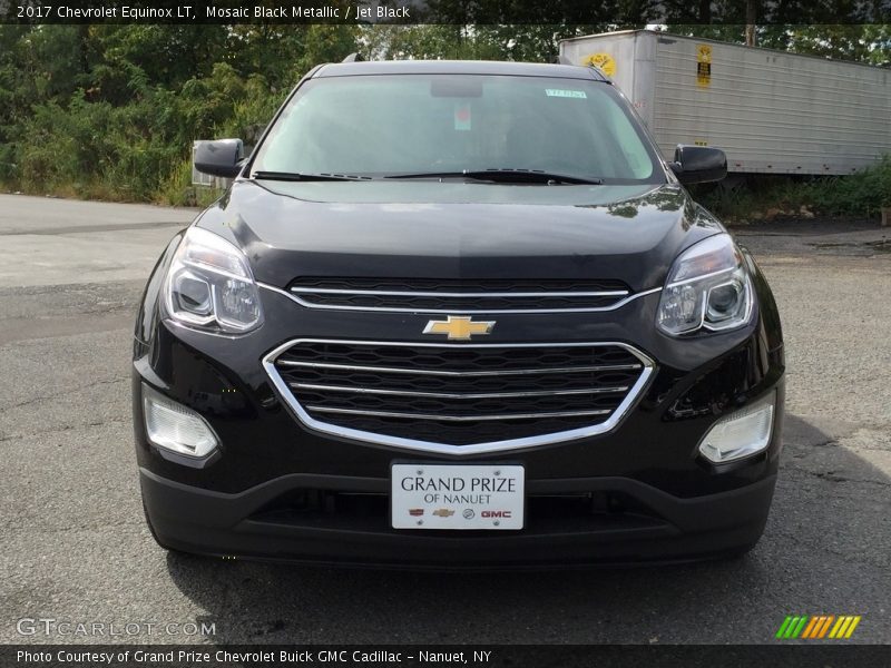 Mosaic Black Metallic / Jet Black 2017 Chevrolet Equinox LT