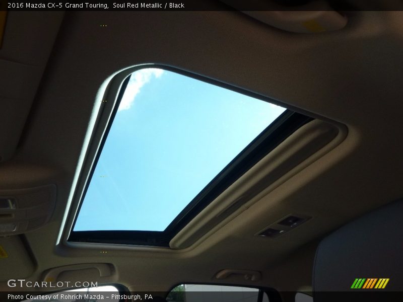 Soul Red Metallic / Black 2016 Mazda CX-5 Grand Touring