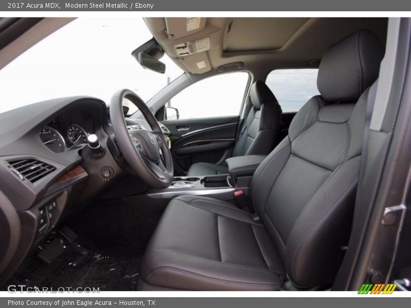 Front Seat of 2017 MDX 