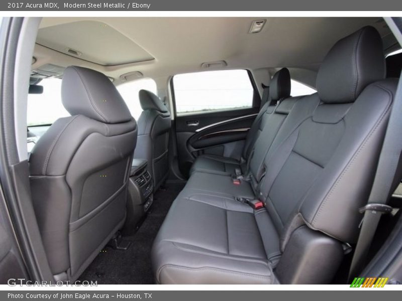 Rear Seat of 2017 MDX 