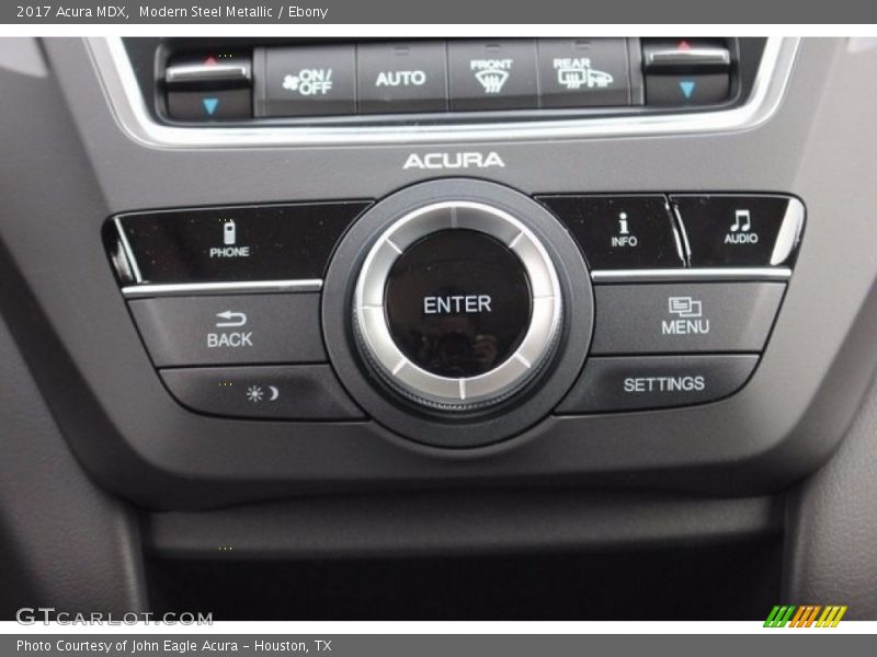 Controls of 2017 MDX 