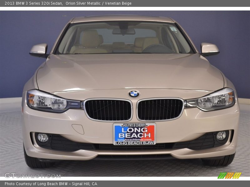 Orion Silver Metallic / Venetian Beige 2013 BMW 3 Series 320i Sedan