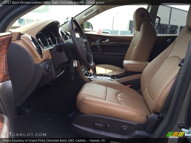 Dark Chocolate Metallic / Choccachino 2017 Buick Enclave Leather AWD