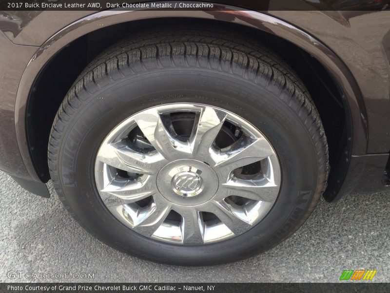 Dark Chocolate Metallic / Choccachino 2017 Buick Enclave Leather AWD