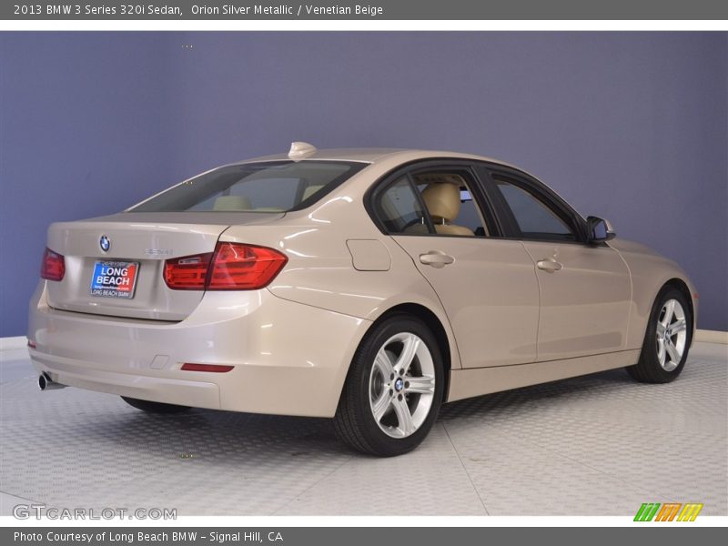 Orion Silver Metallic / Venetian Beige 2013 BMW 3 Series 320i Sedan