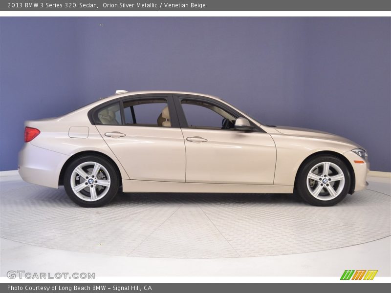 Orion Silver Metallic / Venetian Beige 2013 BMW 3 Series 320i Sedan