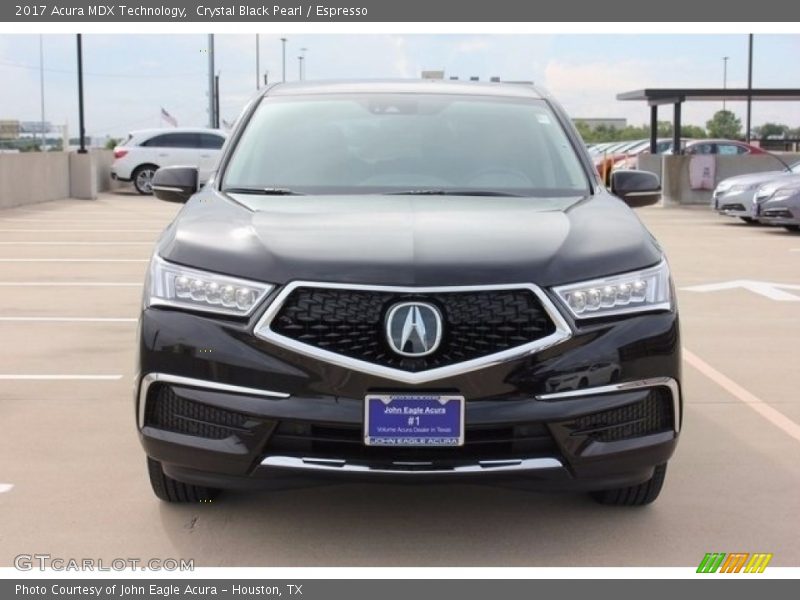 Crystal Black Pearl / Espresso 2017 Acura MDX Technology