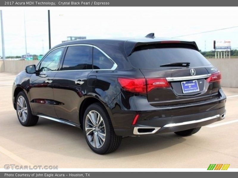 Crystal Black Pearl / Espresso 2017 Acura MDX Technology