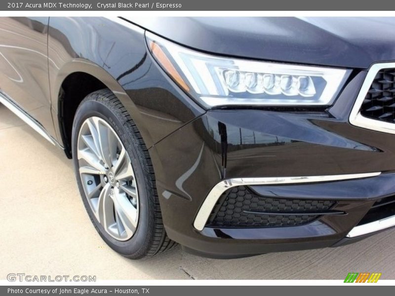 Crystal Black Pearl / Espresso 2017 Acura MDX Technology