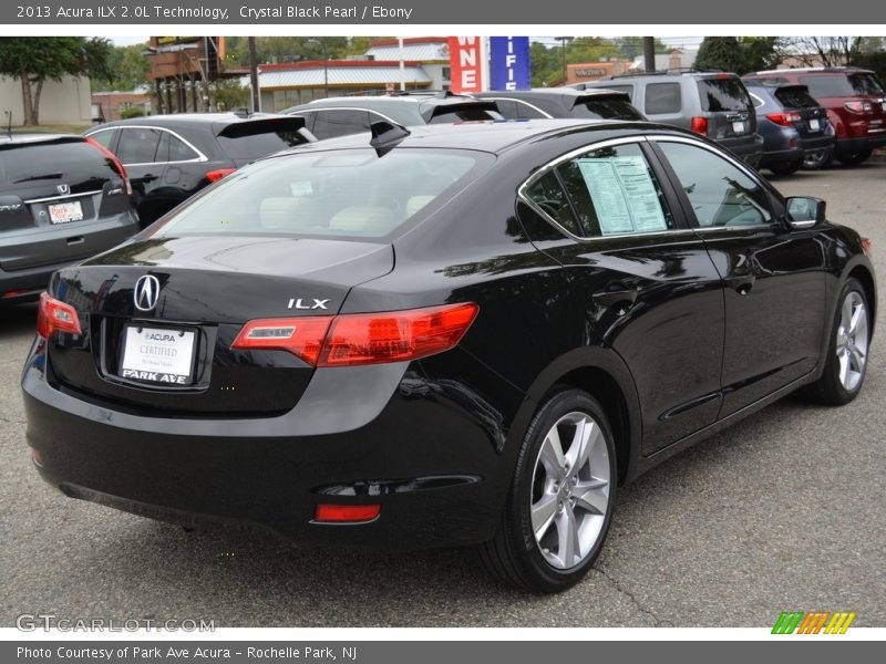 Crystal Black Pearl / Ebony 2013 Acura ILX 2.0L Technology