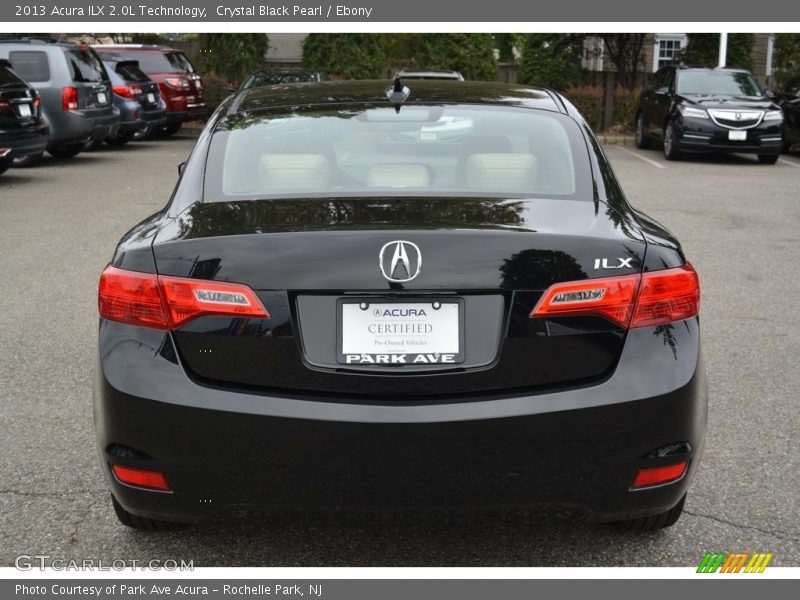 Crystal Black Pearl / Ebony 2013 Acura ILX 2.0L Technology