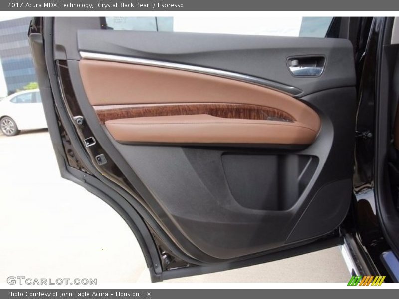 Crystal Black Pearl / Espresso 2017 Acura MDX Technology