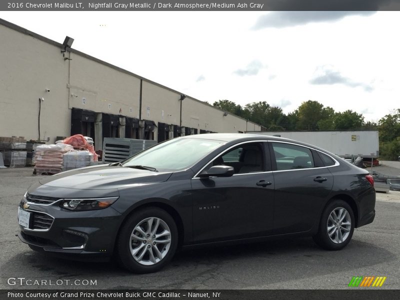Nightfall Gray Metallic / Dark Atmosphere/Medium Ash Gray 2016 Chevrolet Malibu LT