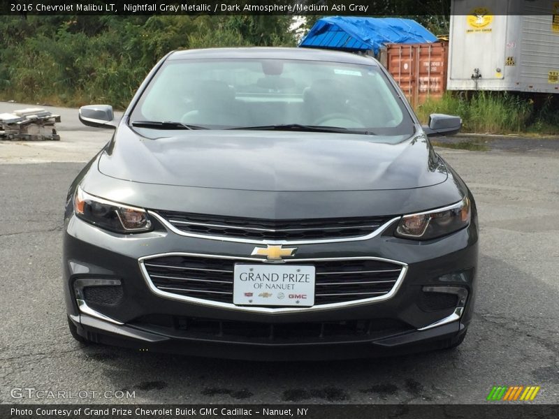 Nightfall Gray Metallic / Dark Atmosphere/Medium Ash Gray 2016 Chevrolet Malibu LT