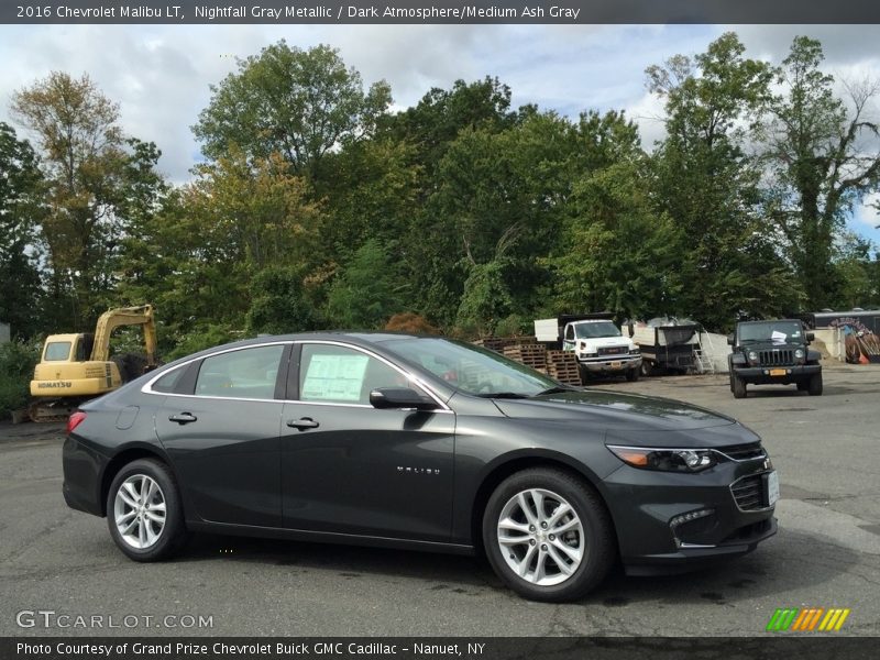 Nightfall Gray Metallic / Dark Atmosphere/Medium Ash Gray 2016 Chevrolet Malibu LT