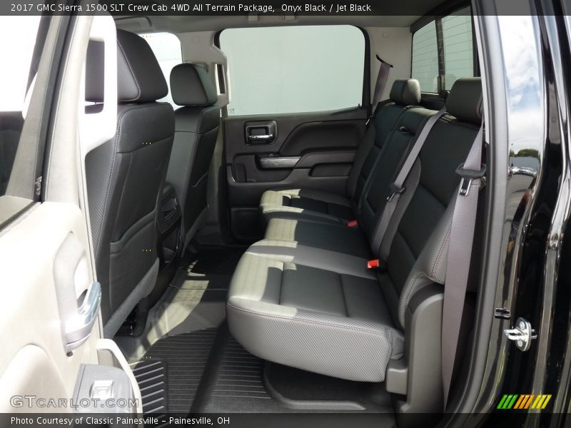 Rear Seat of 2017 Sierra 1500 SLT Crew Cab 4WD All Terrain Package